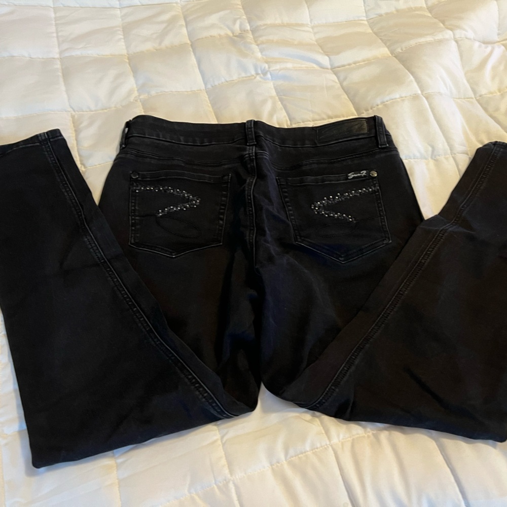 Seven Skinny black jeans